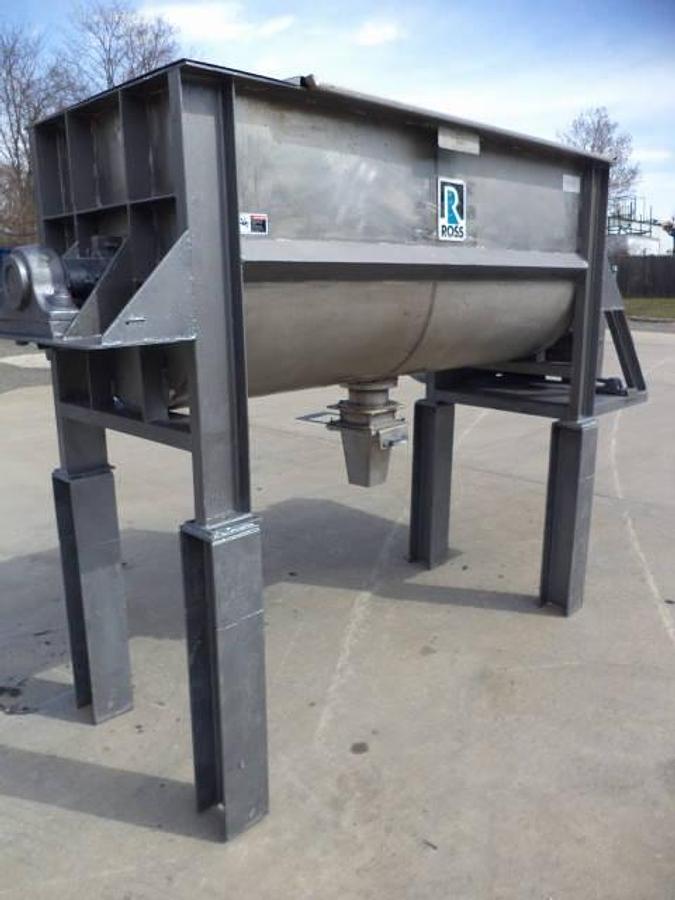 Used 36 Cu. Ft. Stainless Steel Double Ribbon Blender, 15HP