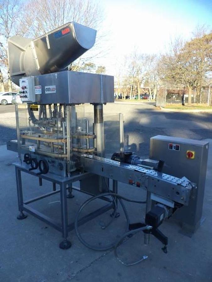 Used MRM/ELGIN VERSA-CAP III Six Quill Screw Capping Machine