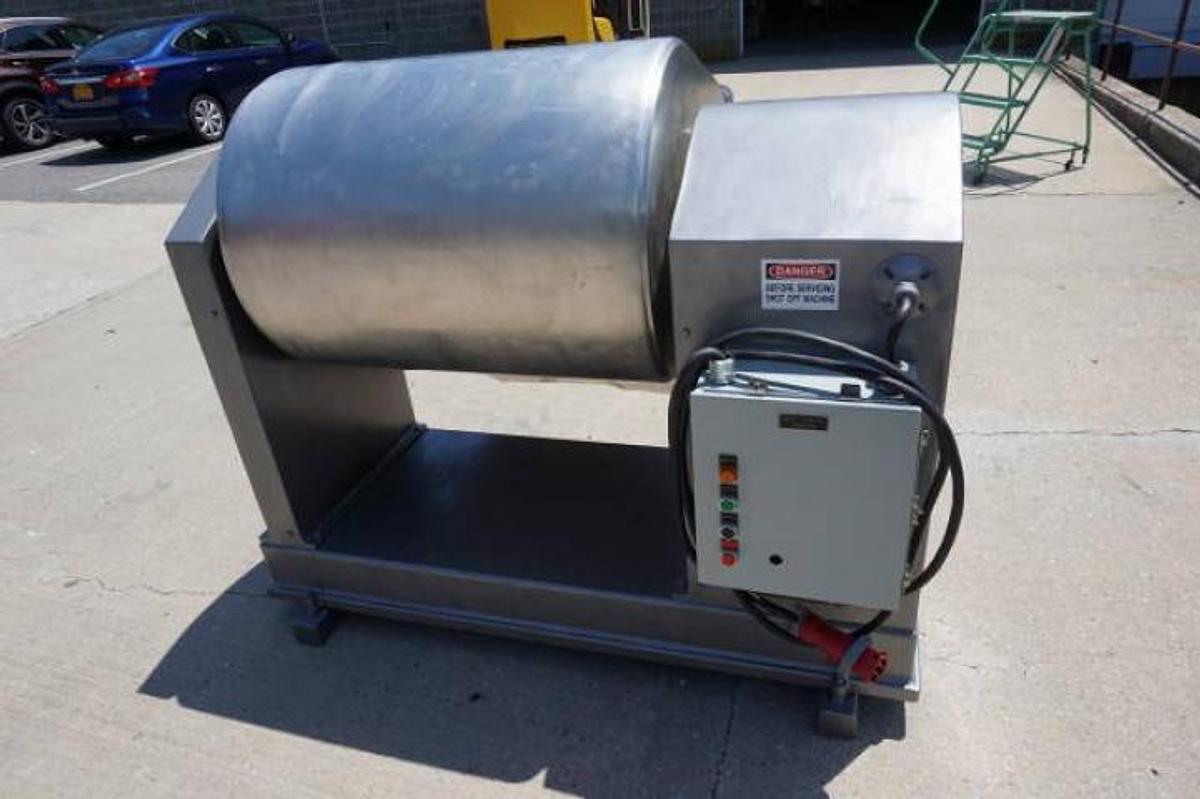 Used Leland 600 lb. Stainless Double Action Mixer, Tilt Discharge