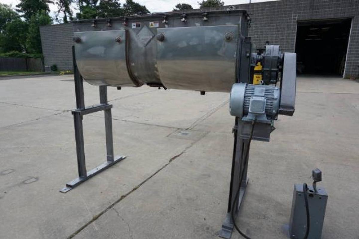 Used 20 Cu. Ft. Patterson Kelley Stainless Jacketed Double Ribbon Blender