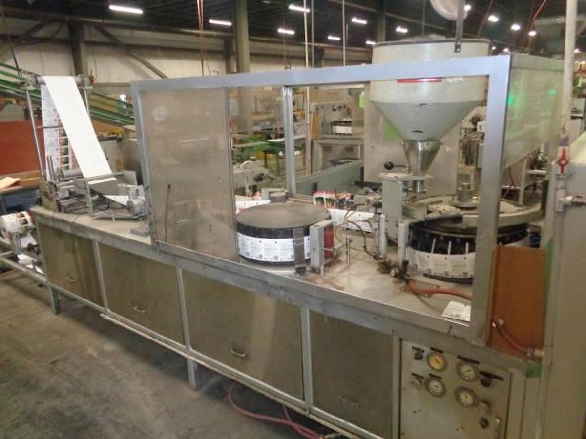 Used R A Jones Pouch King Form/Fill/Seal Machine, 250 Per Minute
