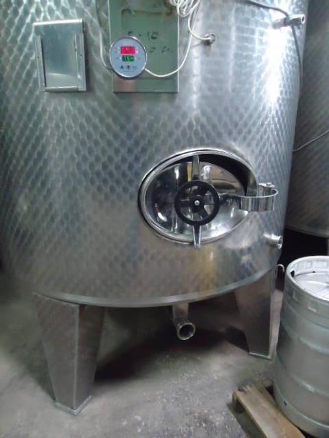 Used 2,000 Gallon Defranceschi SS Jacketed White Wine Fermenting Tanks (3)