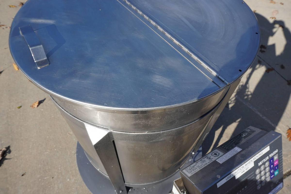 Used 60 Gallon Alsop Stainless Steel Tank With Load Cells