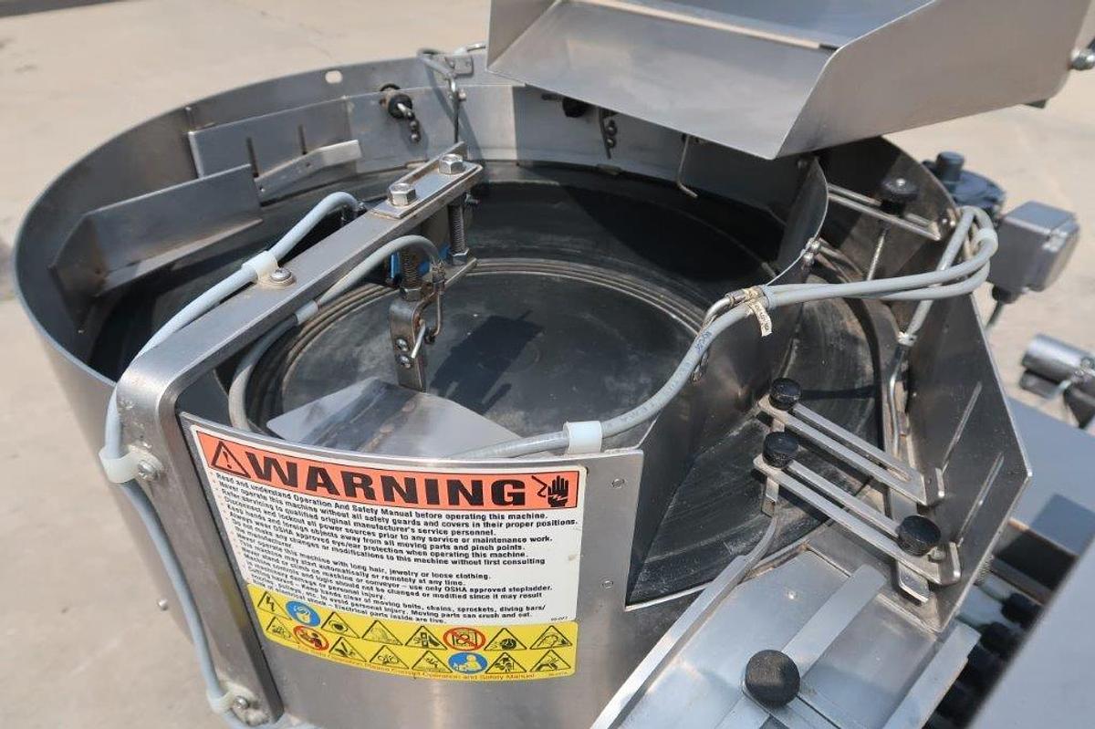 Used Kaps-All E4 Automatic Screw Capper, 80 Per Minute
