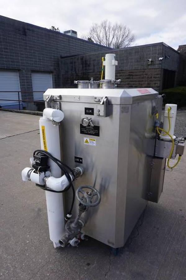Used IQF Cryogenic Granulator/Pelletizer, Stainless Sanitary