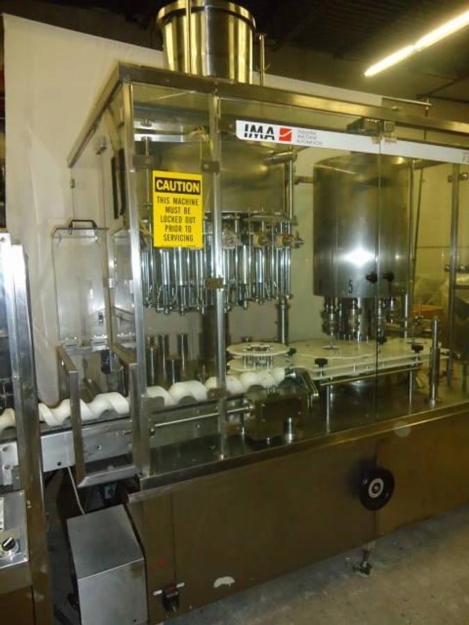 Used Ima/Farmomac Monobloc Filling Line, 300 Per Minute