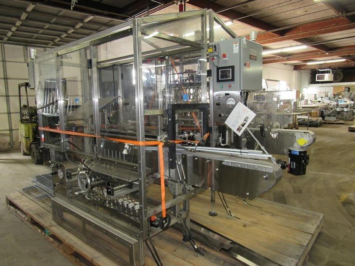 Used Eight Head Explosion Proof Filling Line, 375mL to One Liter Bottles