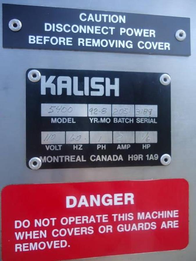 Used Kalish “Bandit” Bander, Up To 90 Per Minute