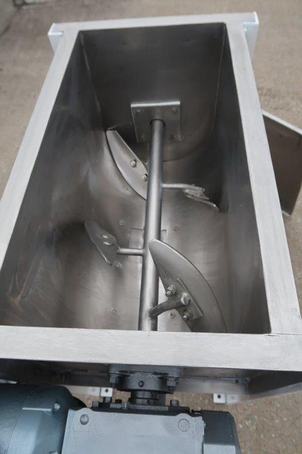 Used Marion 2 Cu. Ft. Stainless Steel Plow/Paddle Mixer, Single Phase Electrics