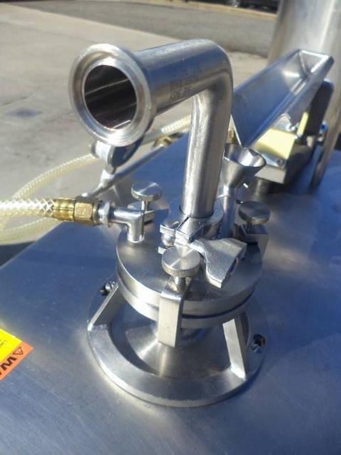 Used Jet Pulverizer “Micron-Master”” 2-inch Dia. Lab Pharmaceutical Jet Mill/Pulverizer, Stainless