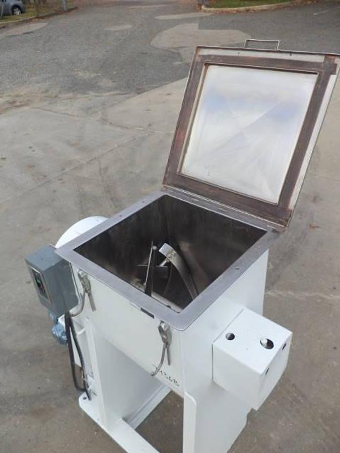 Used 2 Cu. Ft. Stainless Steel Ribbon/Paddle Blender, 2 HP