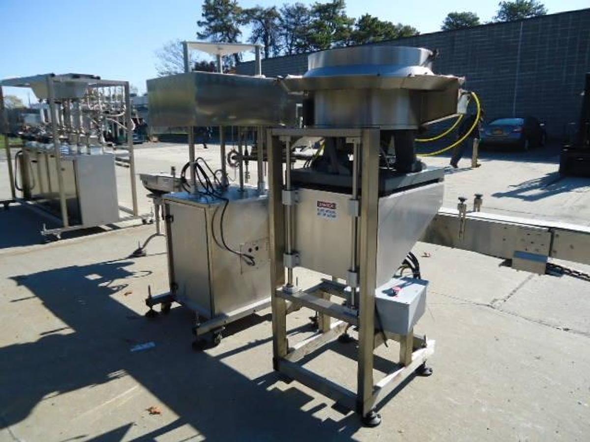 Used Inline Filling Systems “Computorque”” Stainless Steel Capping Machine”