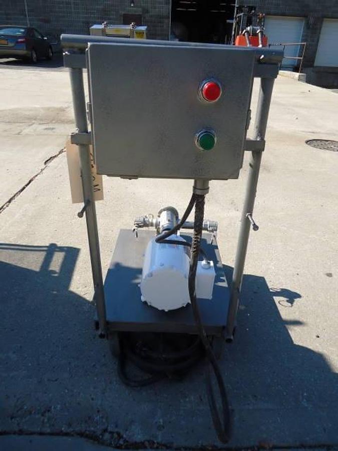 Used Teel 1.25 inch x 1.25 inch rotary pump, .75HP motor