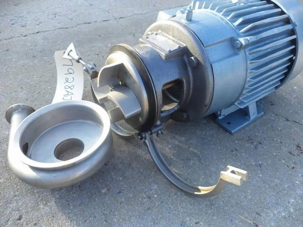 Used Crepaco 3 in. x 2 in. SS Sanitary Centrifugal Pump, 7.5HP