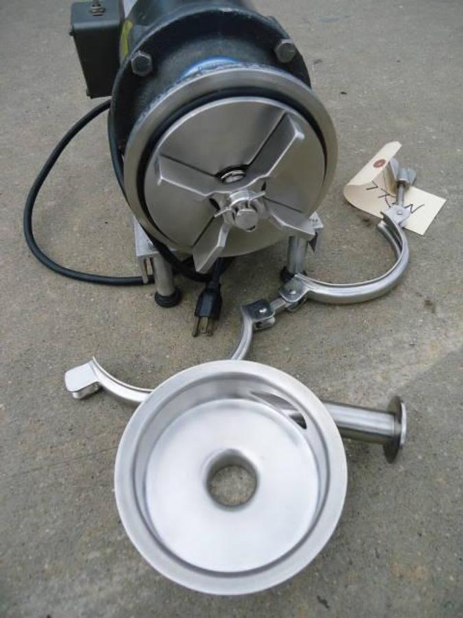 Used Thomsen 1-1/2 In. Stainless Sanitary Centrifugal Pump, Single Phase