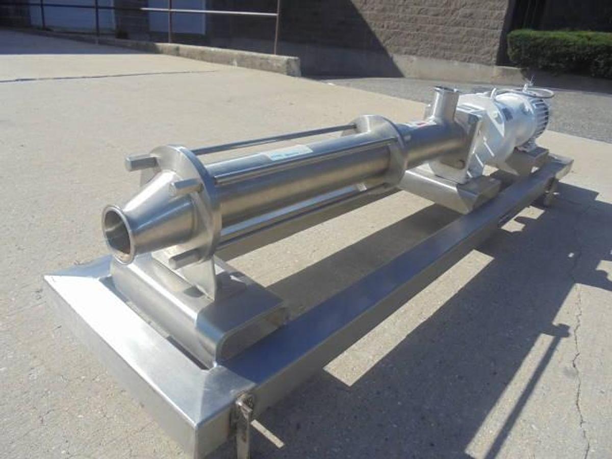 Used Moyno 3 in X 3 in. Sanitary Progressive Cavity Pump, Portable