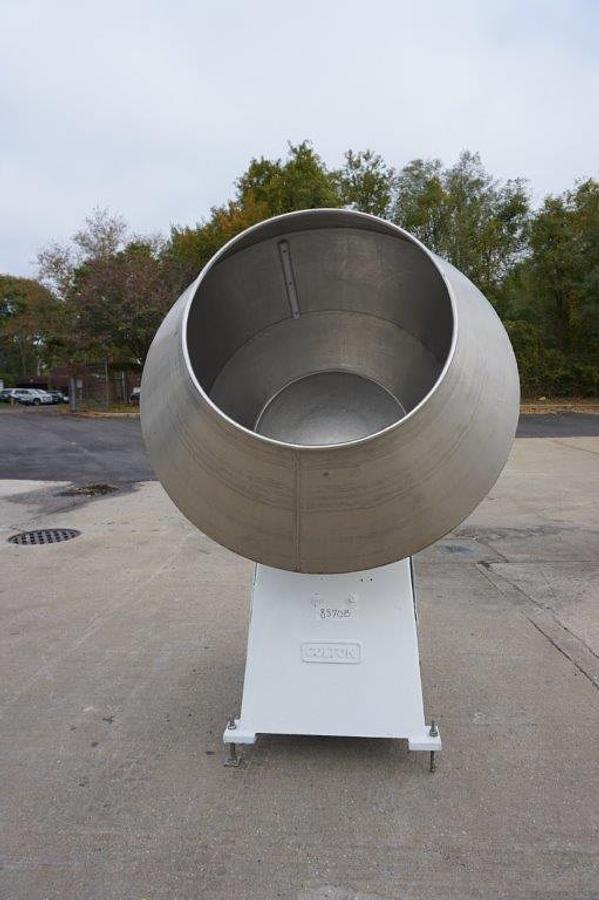 Used 42 In. Diameter Stainless Coating Pan, Explosion Proof