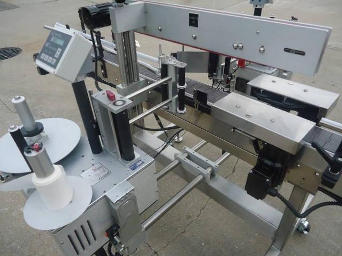 Used Quadrel “Moduline”” Front & Back Automatic Labeler, Manufactured In 2012