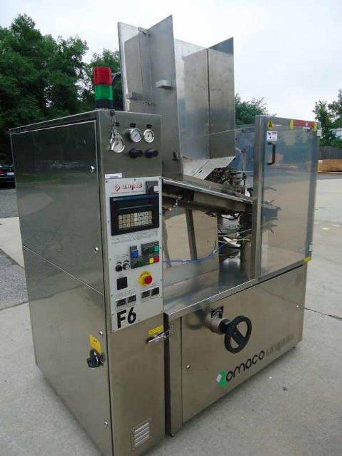 Used Unipac/Romaco Silver 100 Plastic Tube Filler/Sealer, 80 Per Minute