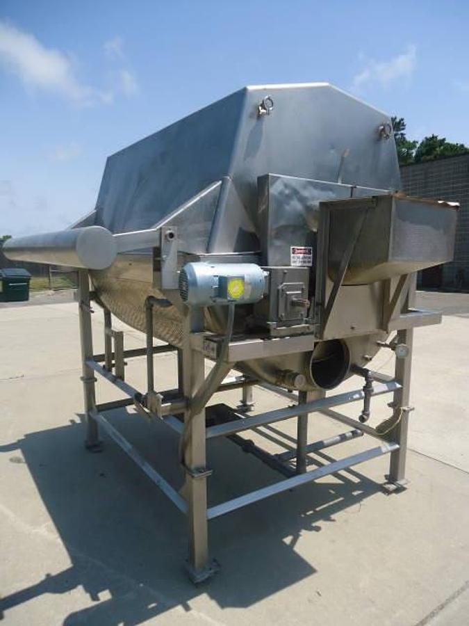 Used Ak Robins 48 In. Diameter Continuous Blancher, Jacketed