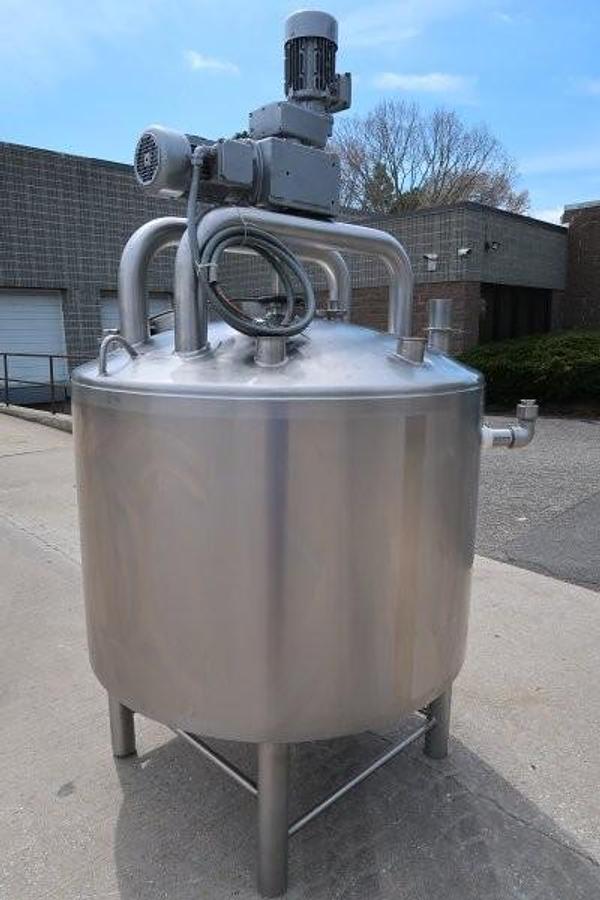 Used 200 Gallon Walker 316SS Dual Motion Mix Kettle, 75PSI Jacket