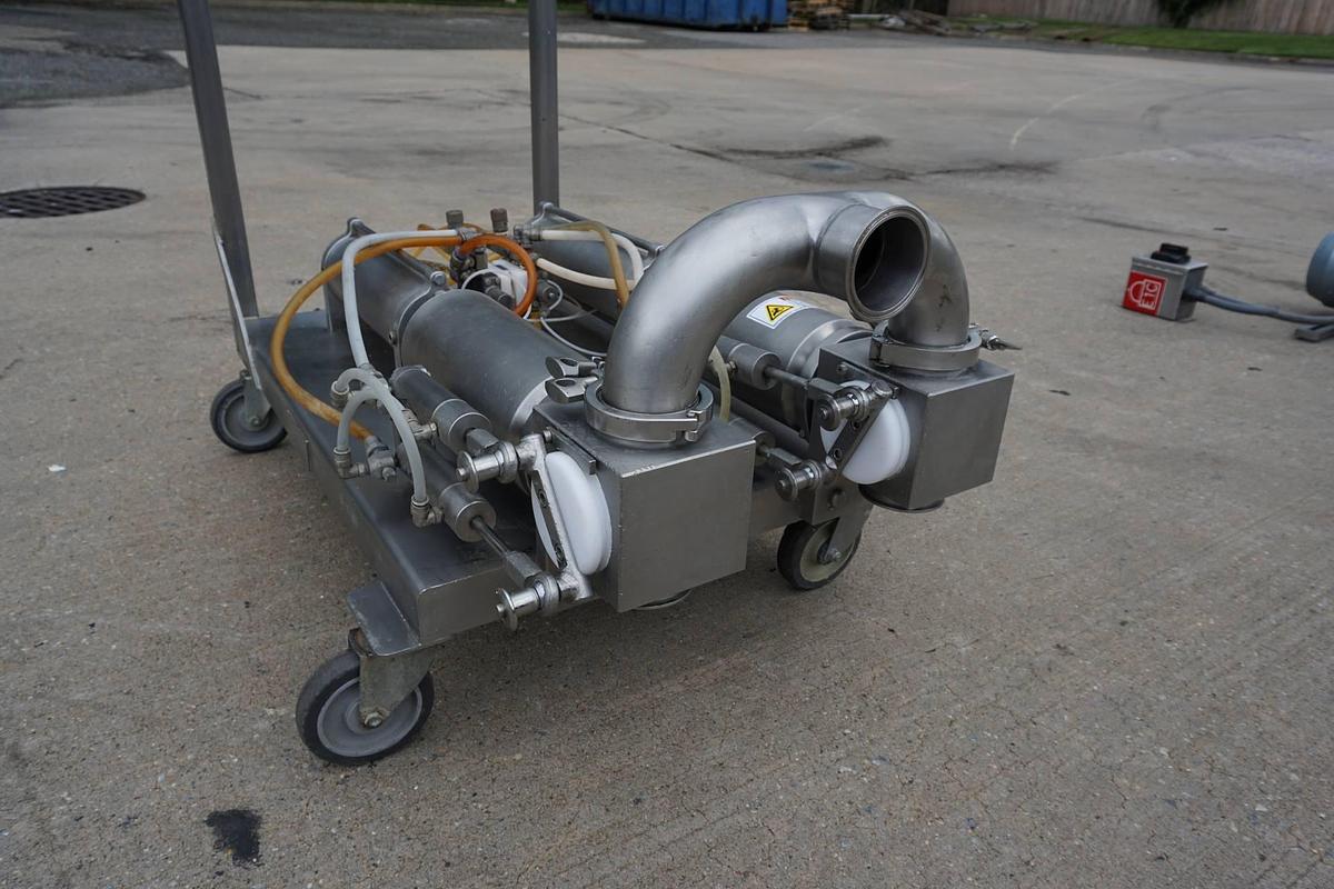 Used TUCS Twin Piston Filling Station On Portable Cart