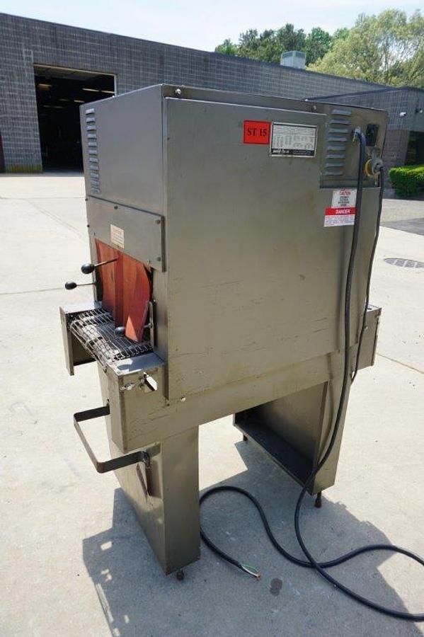 Used Weldotron 7030 Conveyorized Shrink Tunnel, 16 In. Wide X 9” High Opening