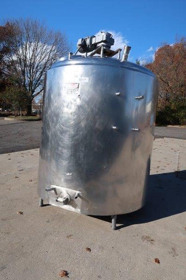 Used Cherry Burrell 1,000 Gallon Steam Jacketed Mix Tank