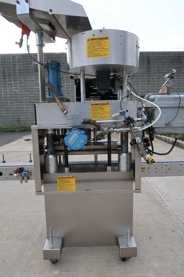 Used Kaps-All E4-X Four Spindle Explosion Proof Capper, Single phase