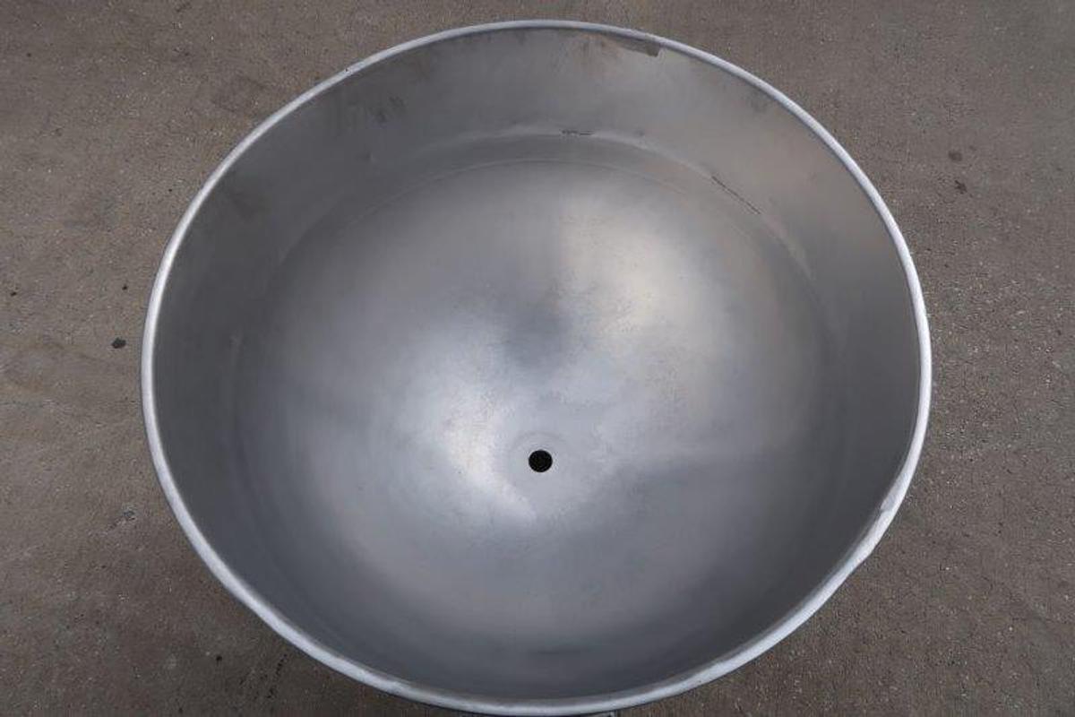 Used 60 Gallon Stainless Steel Jacketed Hemispherical Kettle
