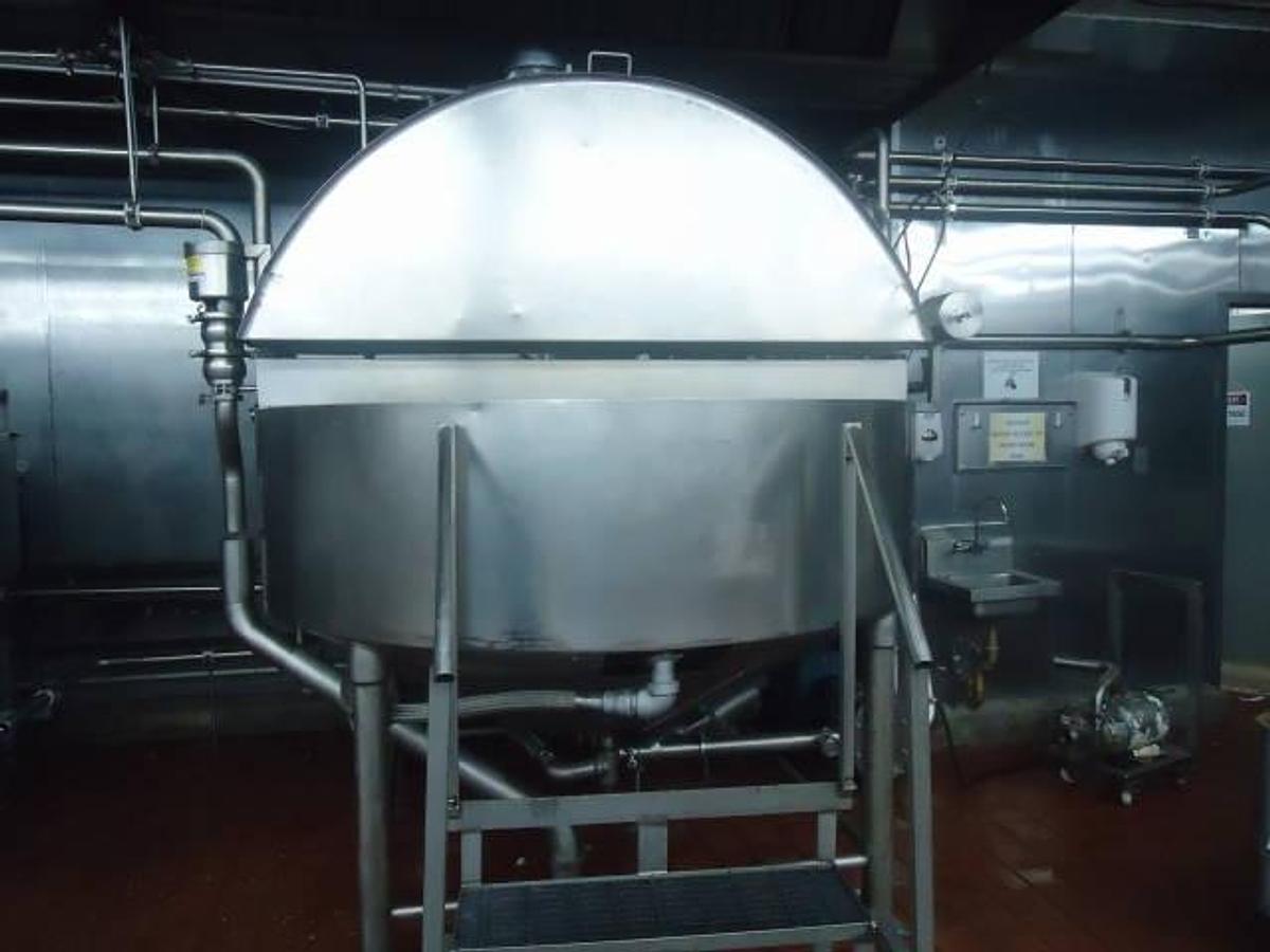 Used 300 Gallon Chester Jensen Stainless Steel Agitated Cooker/Cooler