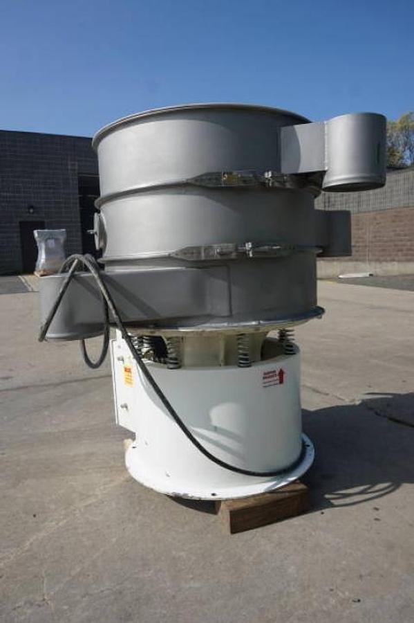Used Midwestern Industries 36 in. Dia. Stainless Two Deck Screener/Sifter-