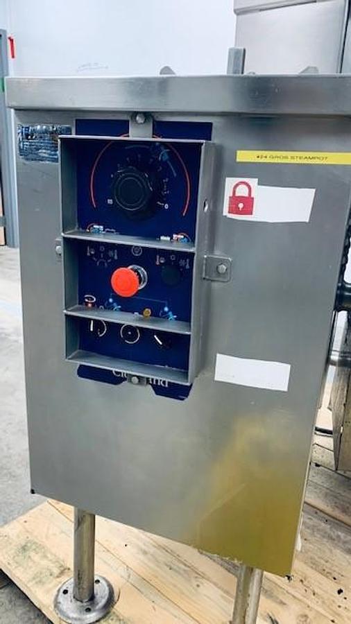 Used Cleveland 80 Gallon SS Self-Contained Gas Kettle, with Scrape Surface Agitation