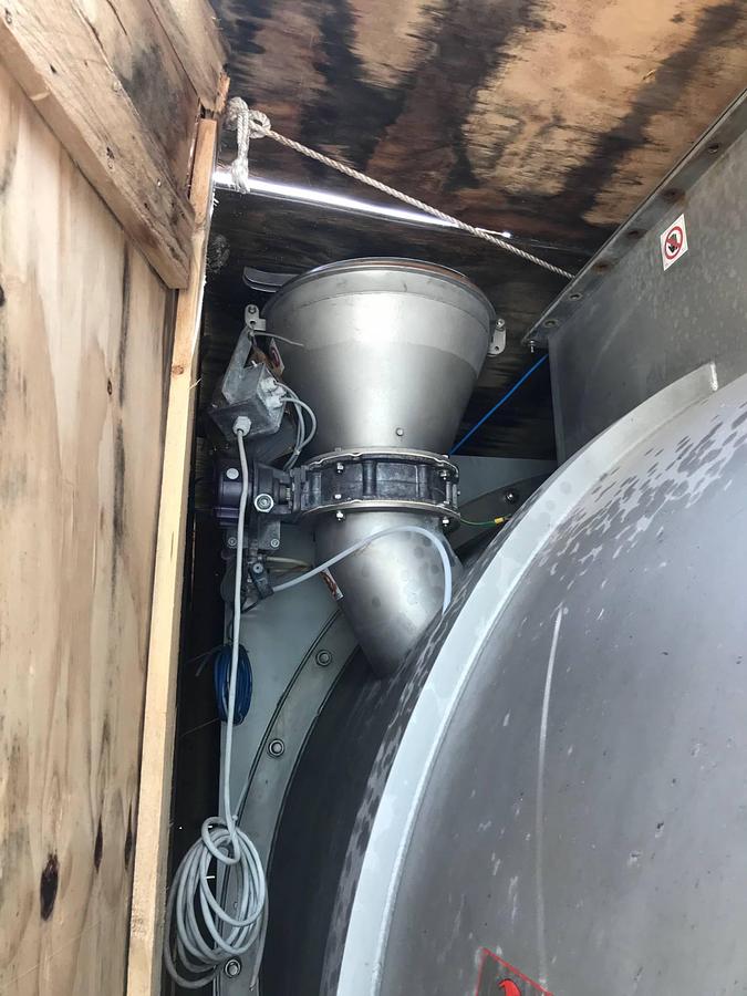 Used MXK 7,000 Liter Stainless Plow Mixer with Choppers