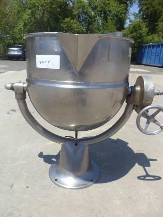 Used 40 Gallon Groen Stainless Steel Jacketed Kettle