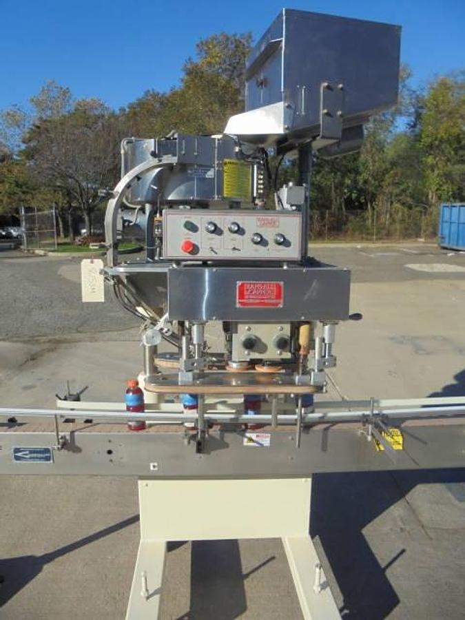 Used Kaps All “E” Four Spindle Screw Capping Machine, Portable
