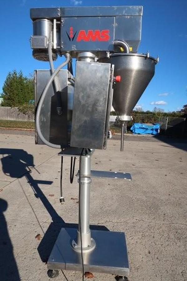 Used AMS A-100 Single Auger Powder Filler, All Stainless