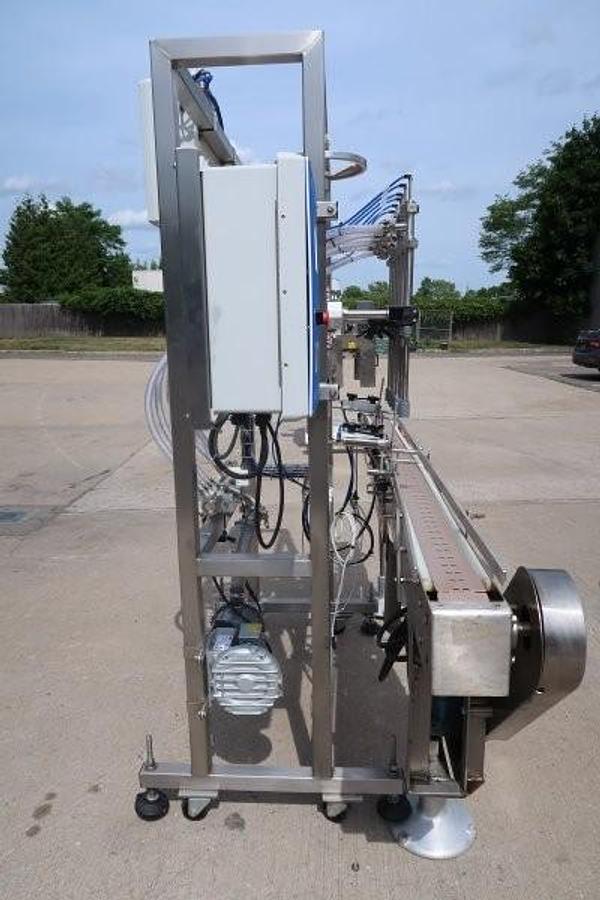 Used Inline Filling Systems SS Pneumatic Inline Gravity Filler