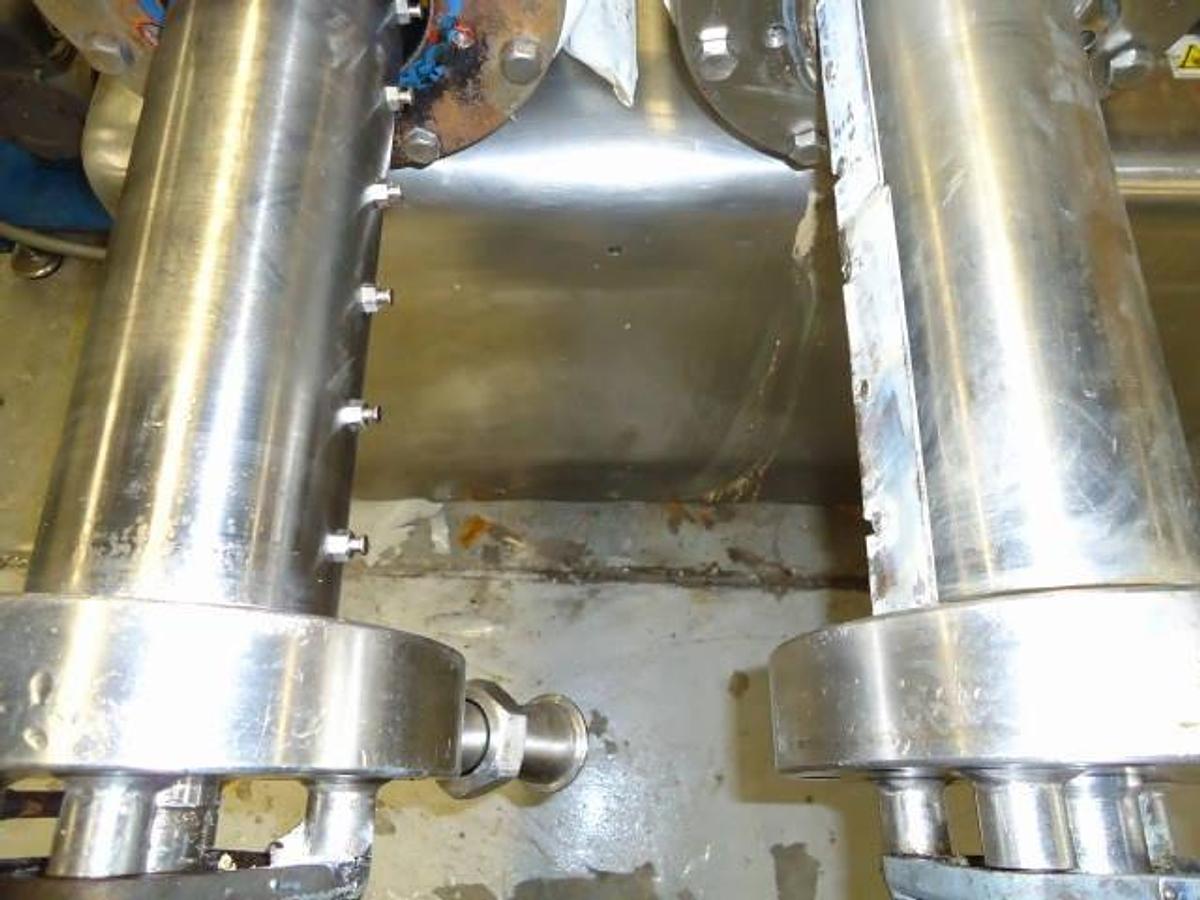 Used Votator 6x48 Twin Tube Scrape Surface Heat Exchanger