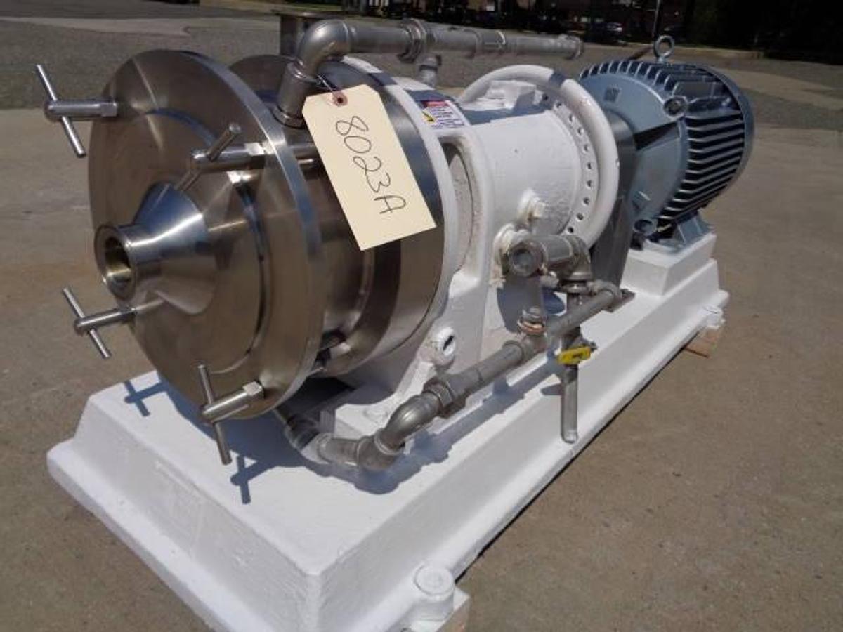 Used Charlotte SD-40 Stainless Steel Colloid Mill, 40 HP S/N 3898