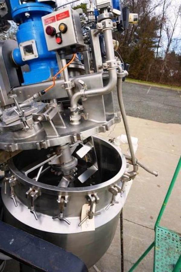 Used 60 Gallon Greerco/Gifford Wood 316SS “Agi-Mixer” Triple Motion Full Vacuum Kettle, 100 PSI Jacket