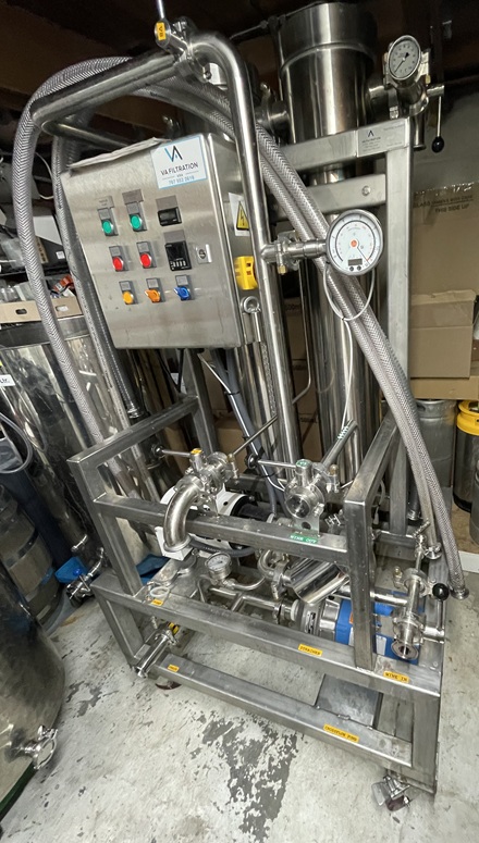 Used VA Filtration Semi-Automatic Crosss-Flow Filter