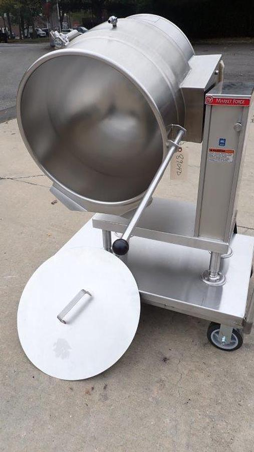 Used Market Forge 20 Gallon SS Self Contained Electric Tilt Kettle