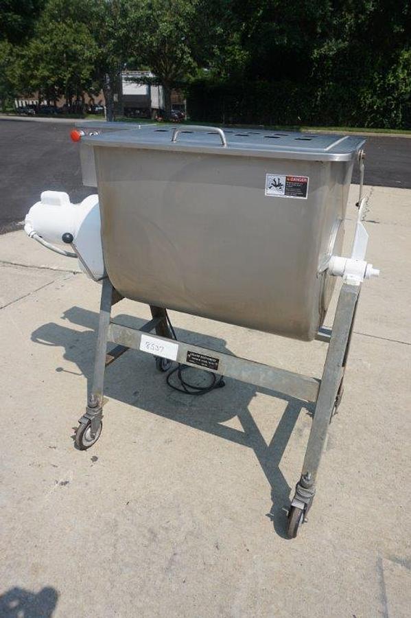 Used Leland 200 Lb. Stainless Steel Double Action Mixer, Portable