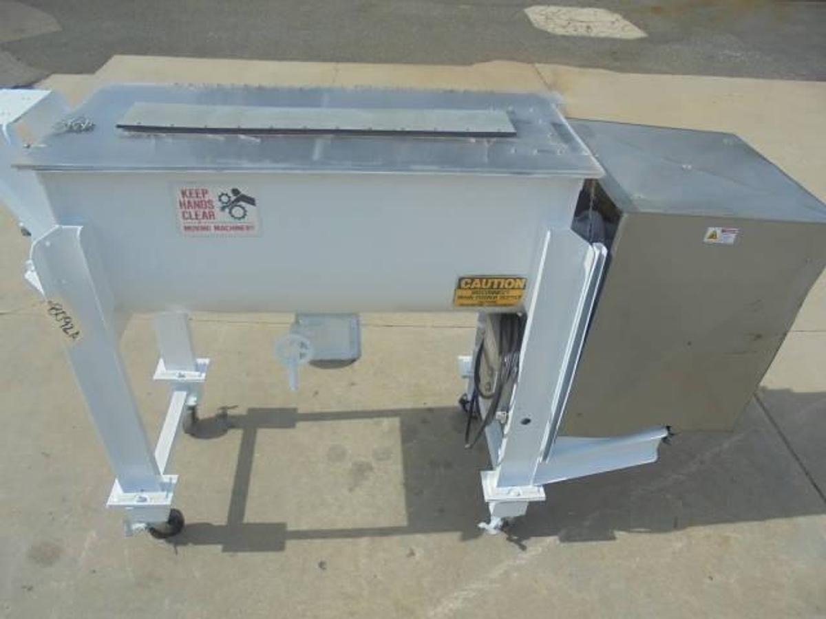 Used 17.5 Cu.Ft. Falcon Stainless Steel Double Ribbon Blender, 7.5 HP