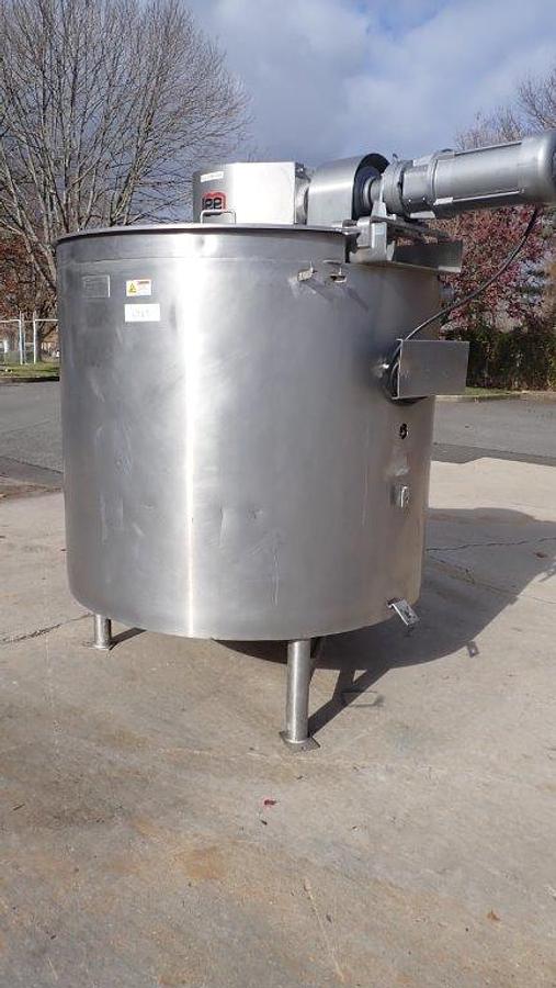 Used 500 Gallon Lee SS Double Motion Kettle, 90 PSI Jacket