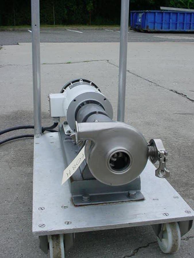 Used Tri-Clover 2″ X 1-1/2″ Stainless Sanitary Centrifugal Pump, Portable