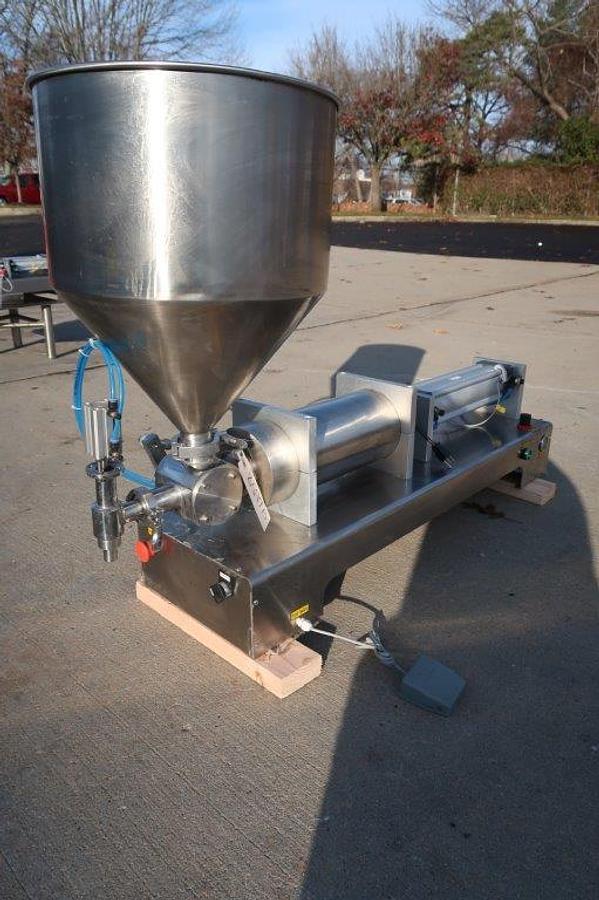 Used Single Piston Gallon Tabletop Filler, Air Operated