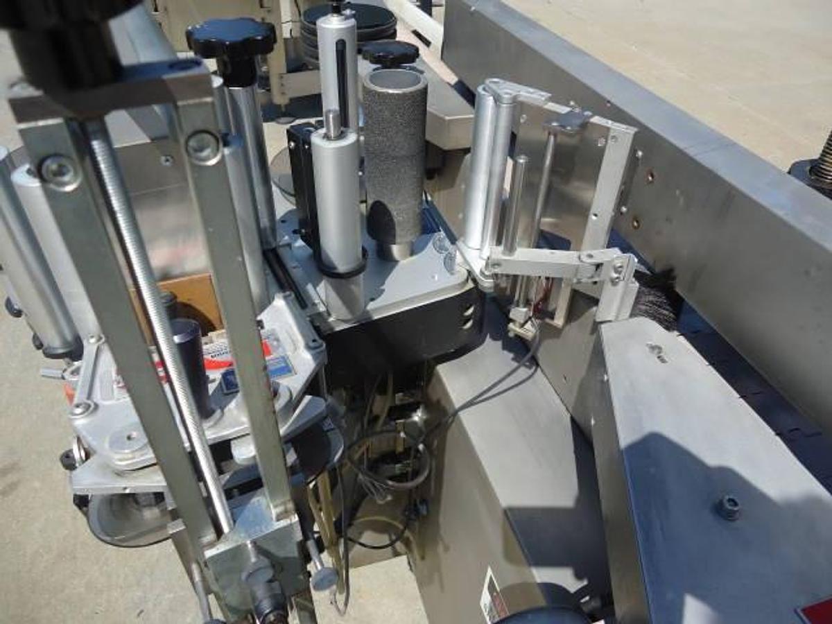 Used Harland “Sirius” Spot/Wrap Around Labeler With Coder