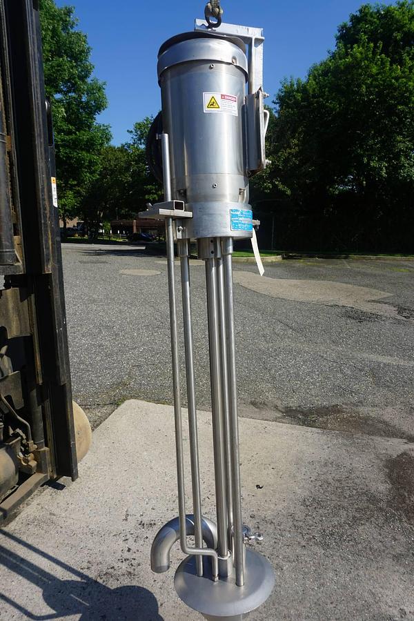 Used Arde Barinco 10 HP High Shear Homogenizing Mixer, Washdown Motor